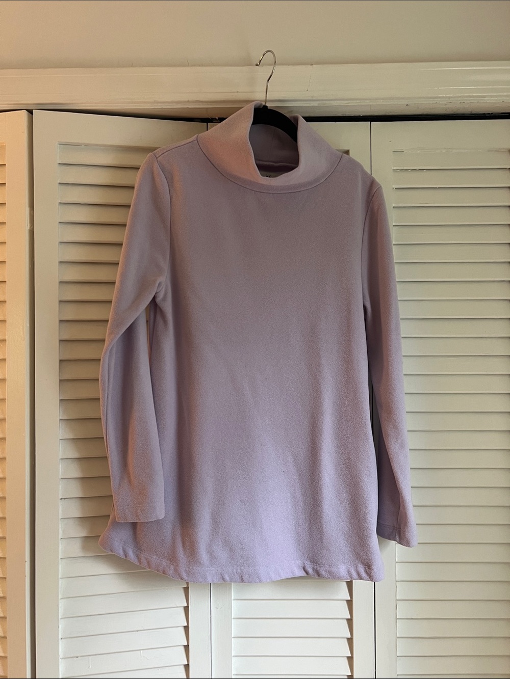 Dudley Stephens Lavender Tunic in Terry Fleece